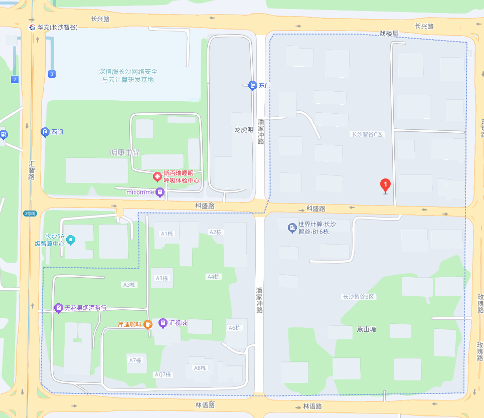 世界计算·长沙智谷 区位地图